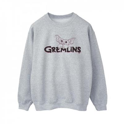 Женский/женский свитшот с логотипом The Gremlins