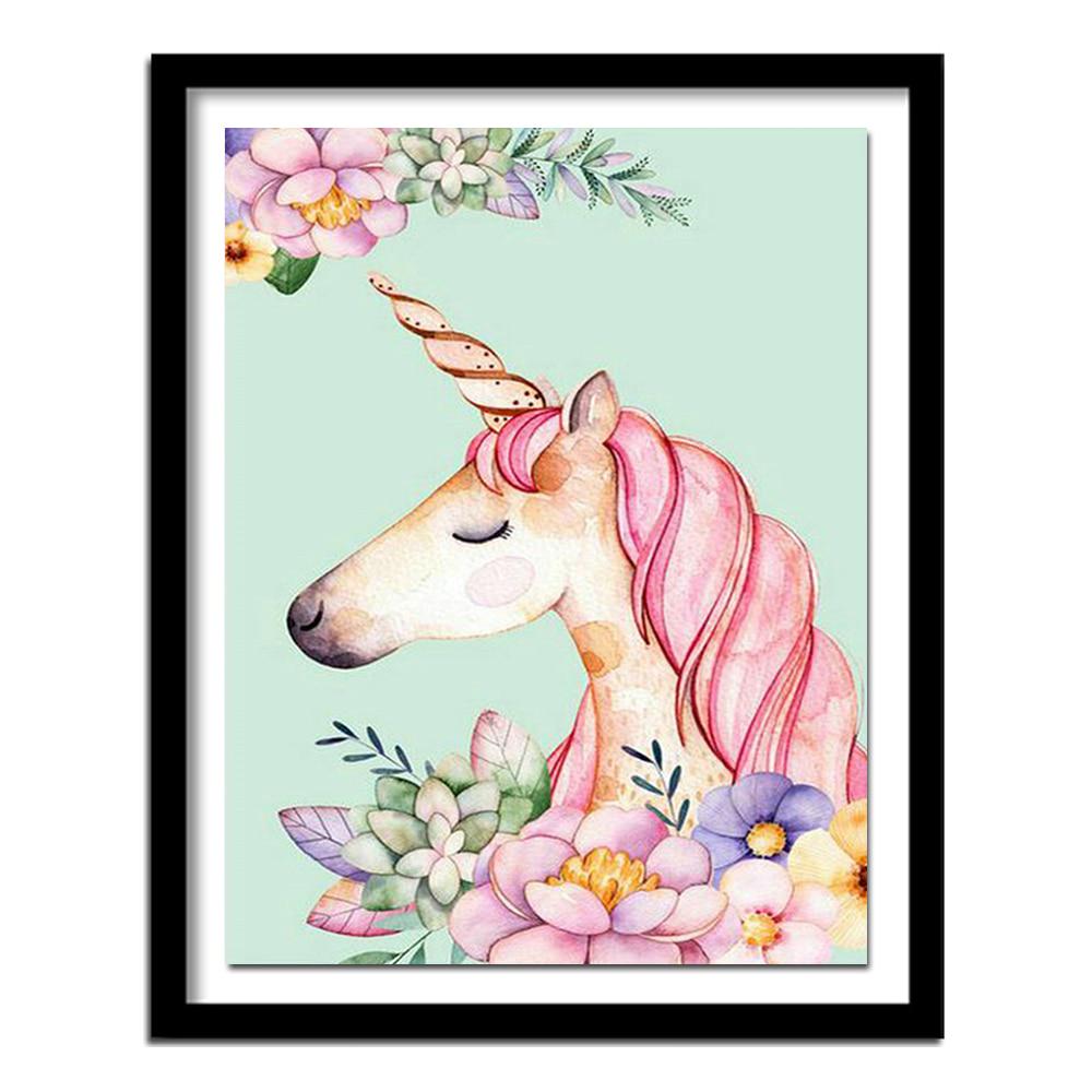 5d Diy Diamond Painting Unicorn Cross Stitch  Embroidery Kit Diamond Home Decor Wall Art Painting
