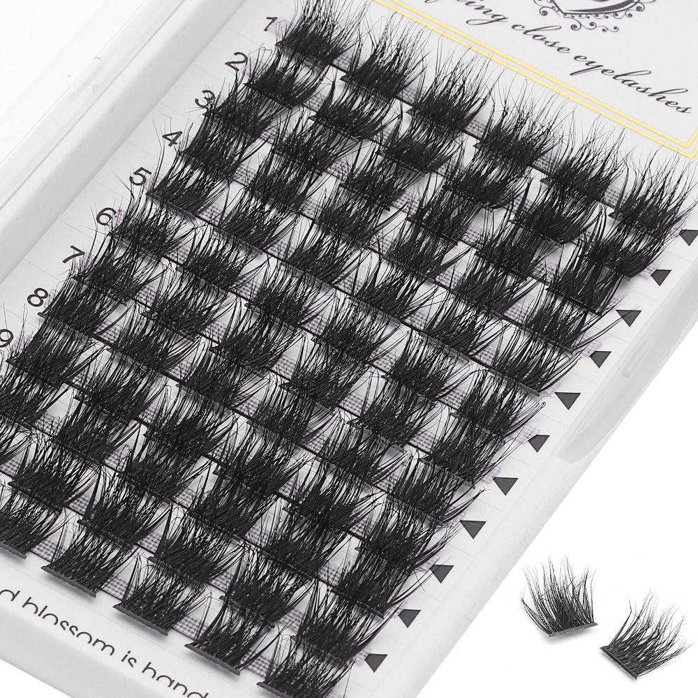 Faux Mink Lash Clusters Dramatic DIY Eyelash Extension Individual Cluster Lashes  at Home