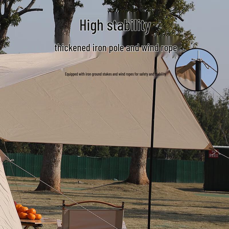 Inflatable 2-in-1 Camping Tent with Tarp