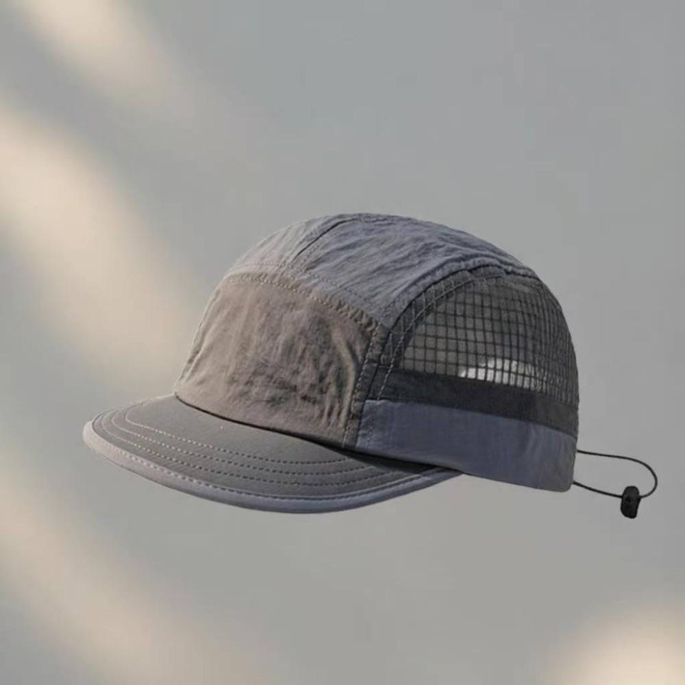 Color-Blocked Breathable Peaked Cap Soft Brim Mesh Running Caps Quick-drying Baseball Cap Women