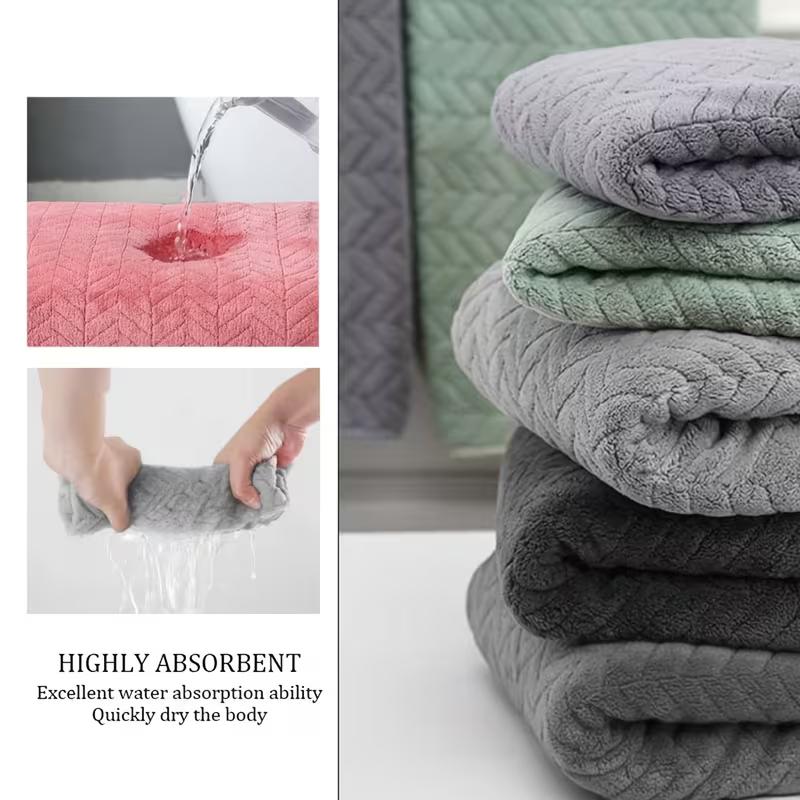 Банные полотенца «Пшеничный колос», Мягкое, Быстросохнущее полотенце, Прочное, Банные полотенца из кораллового флиса без запаха, Подходят для спа, спортзала и домашнего использования.