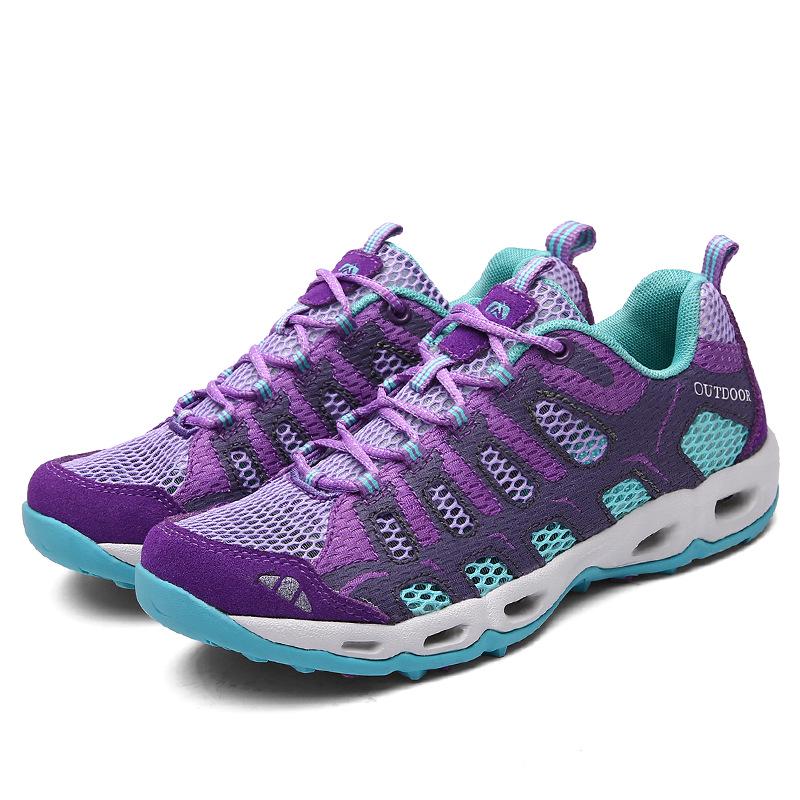 2025 Spring and Summer Leather Running Shoes Men's Breathable Sports Casual Shoes Men's Mesh Running Women's Sports Shoes