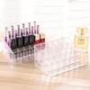 1pc Lipstick Storage Rack, 24 Grids Display Rack, Cosmetic Rack, Acrylic Lipstick/Nail/Polish/Eyebrow Pencil Display Rack