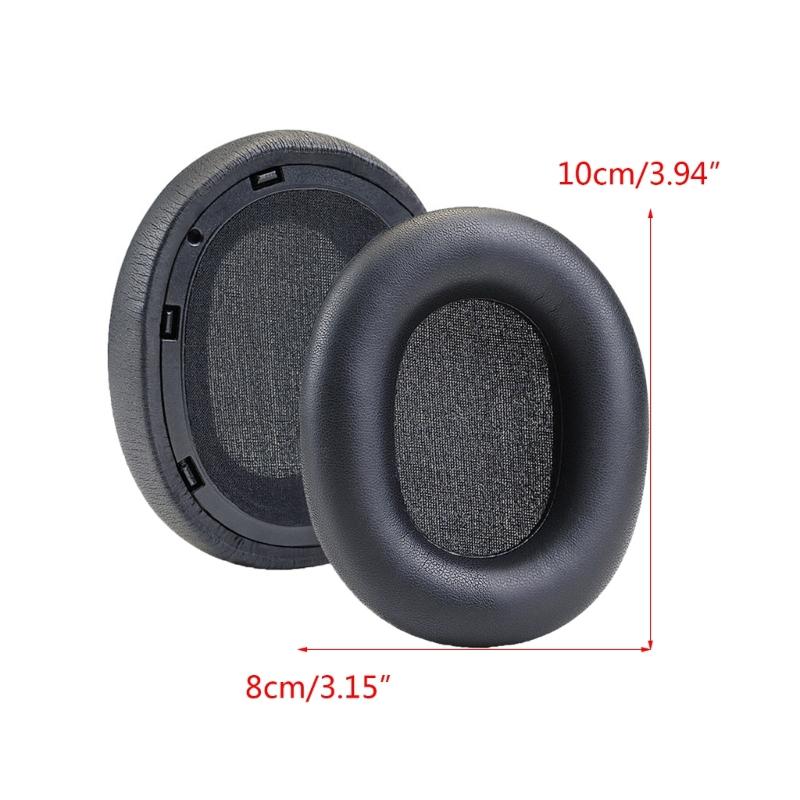 Leather Ear Pads for Technics EAH-A800 Headphone Sleeves Earmuff Easily Replaced Ear Pads Headphone Sleeves with Buckle