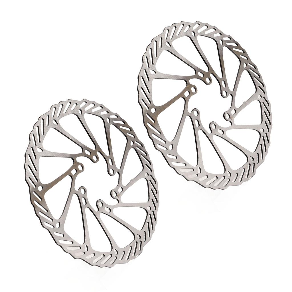 2 шт. роторы дискового тормоза для велосипеда легкие, быстро рассеивающие тепло, стальные, высокой твердости, для горного велосипеда