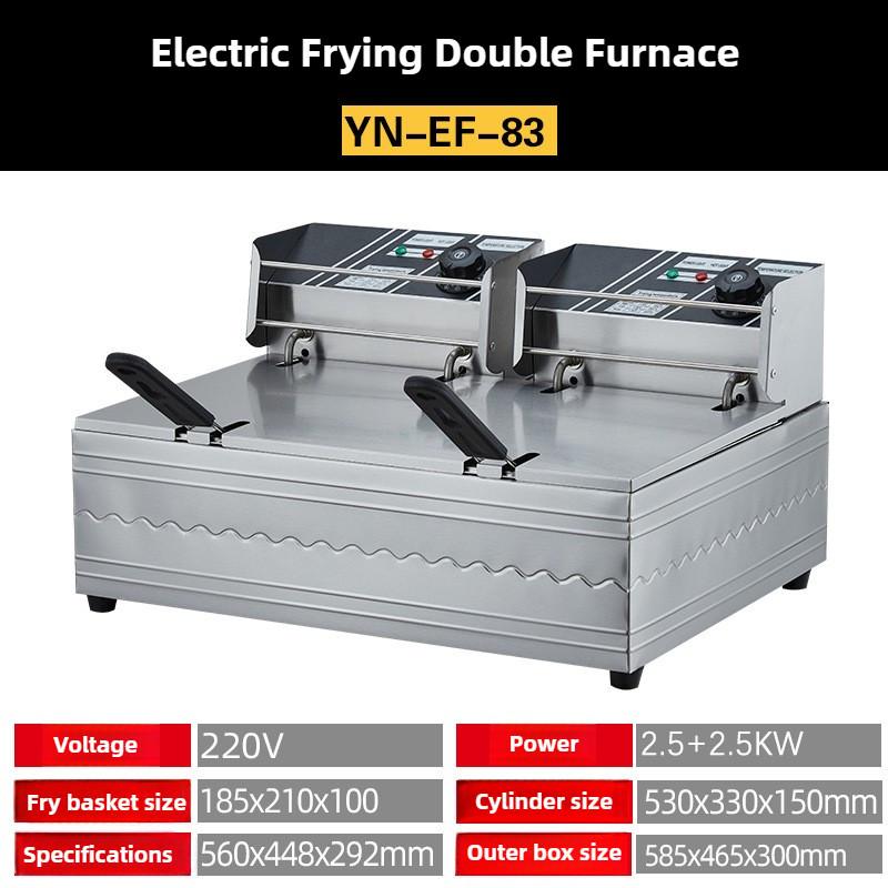 Электрическая фритюрница большой емкости для коммерческого использования, настольная, многофункциональная, для жарки во фритюре, интеллектуальная, с поддержанием постоянной температуры, аппарат для картофеля фри
