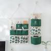 Multiple Pockets Hanging Bag Wall Mounted Sundries Storage Pouches Bedside Organizer Dormitory