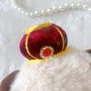 Crown & Cape Set for 10-15cm Plush Dolls, Red [Used]