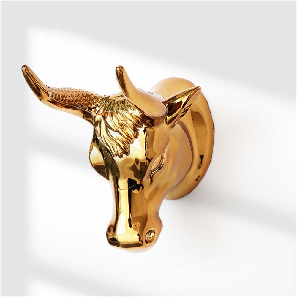 Bull Head Guitar Holder Hook Stand Bass Ukulele Wall Mounted Accessories Home Decorative Rack Storage Support