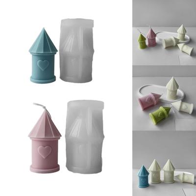 Силиконовая форма для мыла ручной работы и поделок Детальная форма в форме дома Формы для мыла для ароматерапии Украшения из силикагеля