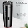 12V Car Electric Heating Cup Mug LCD Display Stainless Steel Water Coffee Bottle