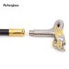 Golden White Dragon Head Fashion Walking Stick Decorative Stick Cospaly Vintage Party Fashionable Walking Cane Crosier 90cm