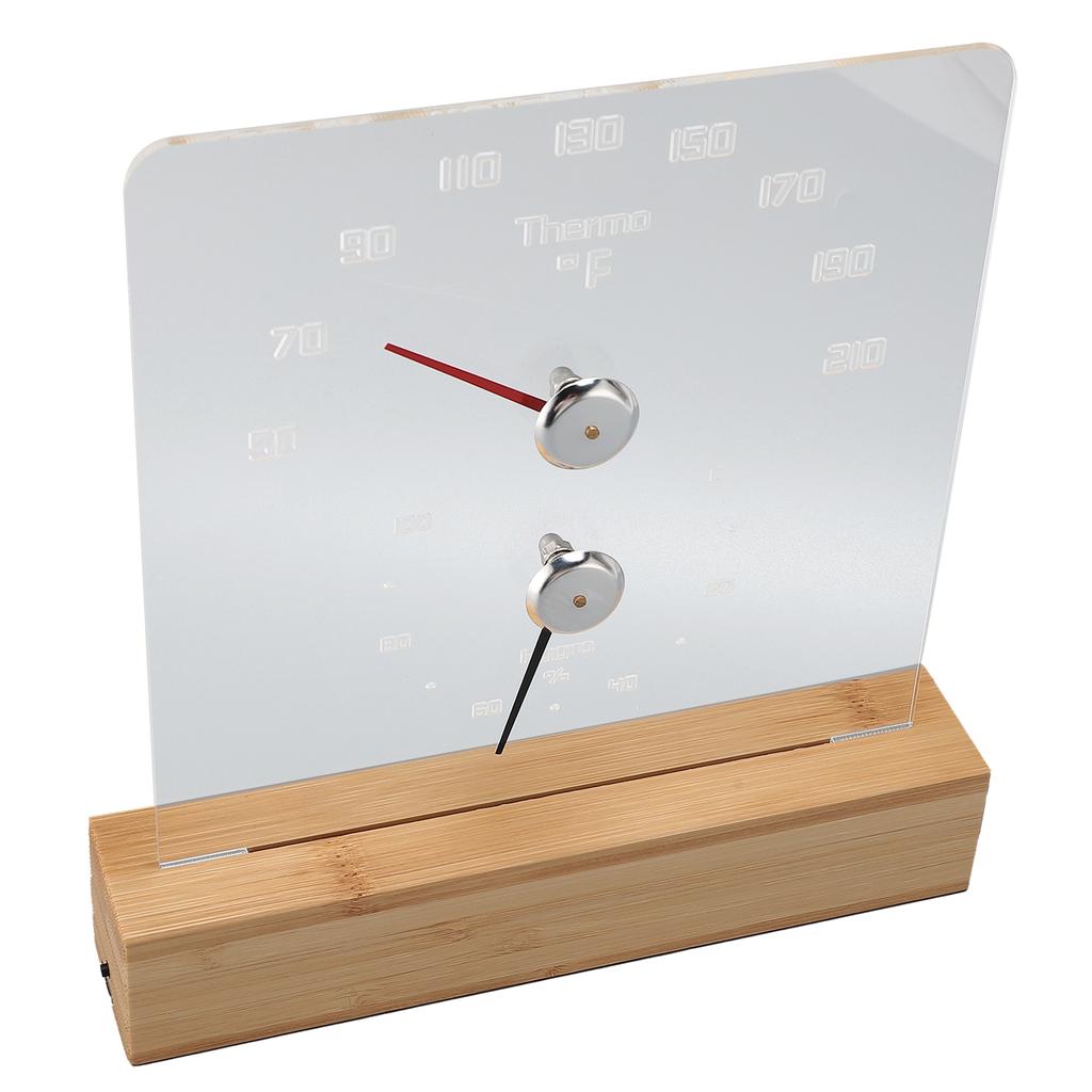 2 в 1 датчик температуры сауны гигрометр с белой светодиодной подсветкой измерение влажности температуры для