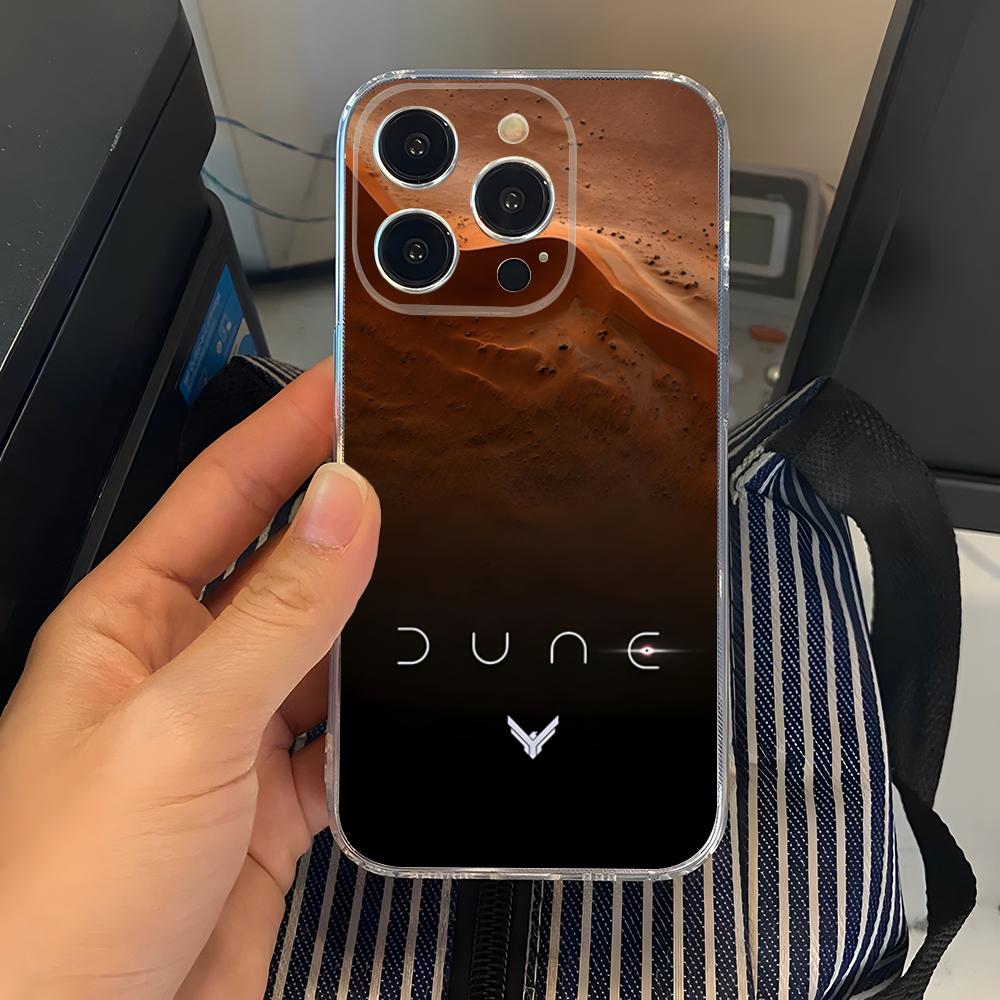 2024 Sci-fi Movie Dune Part 2 Phone Case Transparent For Iphone 15 17 Pro Max 16 14 Pro 11 12 Pro 13 X XR XS SE Back Cover