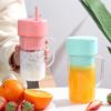 420ml Portable Juicer with Straw USB Electric Stainless Steel Fruit Juicer Cup Extractor Blender Juice Maker Machine for Kitchen