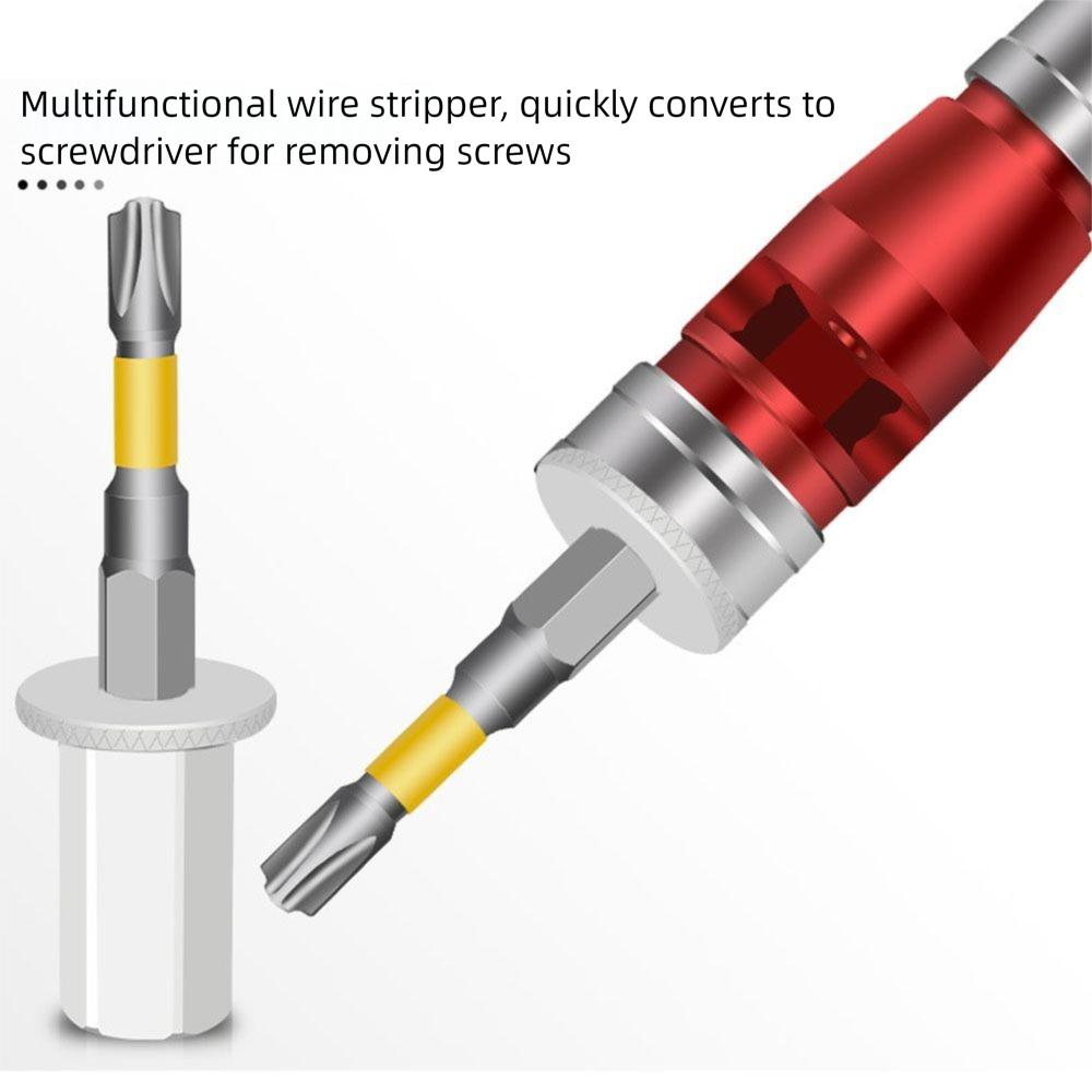 Waterproof Cable Stripping Tool Set Portable Twister Kit Wire Stripper Kit  for Electric Drill