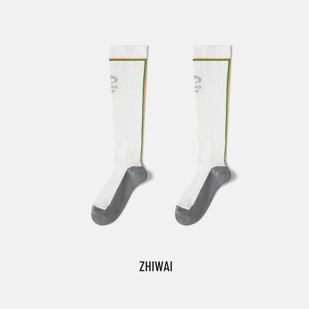 Женские компрессионные гольфы до колена с микродавлением для йоги, бега, прыжков и поддержки икроножных мышц