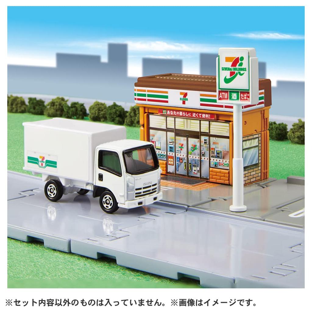 TAKARA TOMY Tomica Town Mini Car Car Toy 3 Years Old and Over Toy Safety Standard Passed ST Mark Certification TOMICA "Tomica 7-Eleven (with Tomica)"