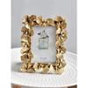 6 Inch European Gold Gingko Leaf Resin Photo Frame Creative Wedding Yarn Decoration Ornaments
