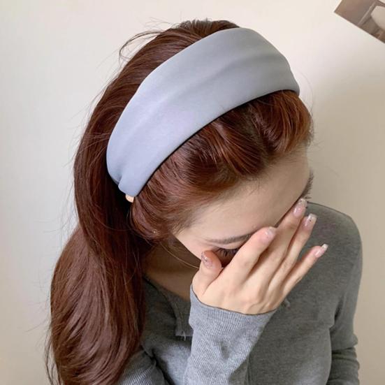 Женская повязка на голову из нетканого материала Широкополая повязка для умывания лица, макияжа, сужения лица Ободок для волос Аксессуар для волос