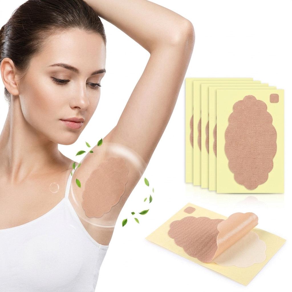 Disposable Sweat-Absorbing Underarm Patches for Hot Weather and Sports