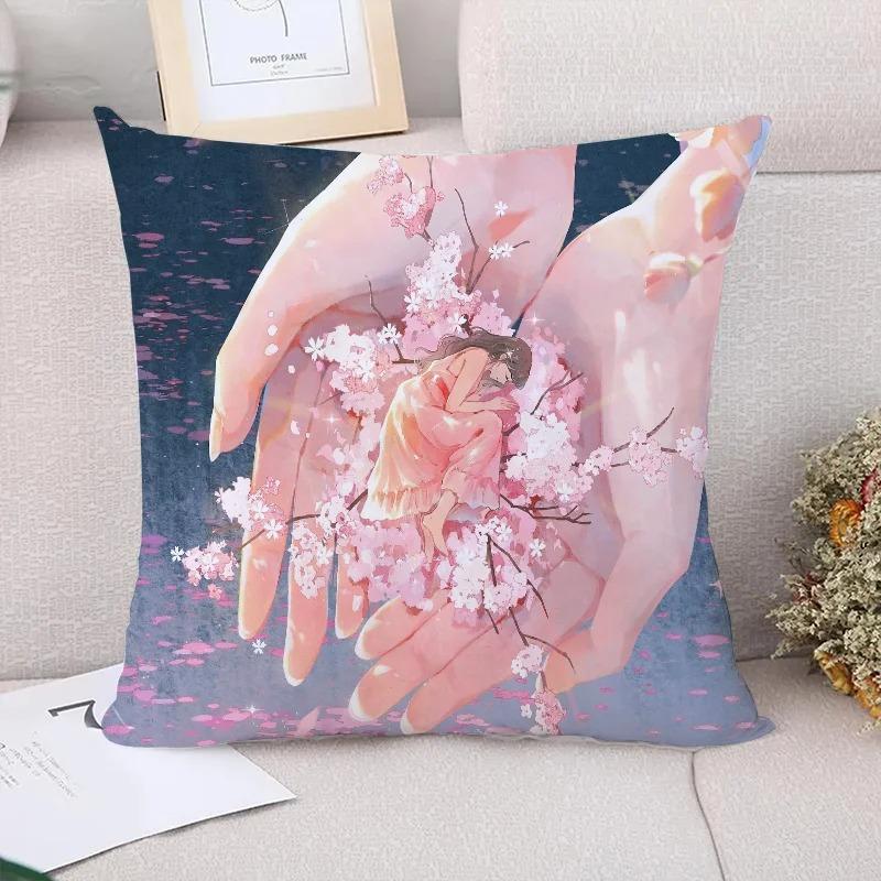Аниме Фэнтези Сцена Декоративная Наволочка Гостиная Офис Дома Наволочка Украшения для Машины