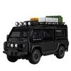 With Base 1/32 Land Rover Defender Off-Road Vehicle Die-cast Metal Camper Van Model Children's Toy Car Boy Gift Ornaments