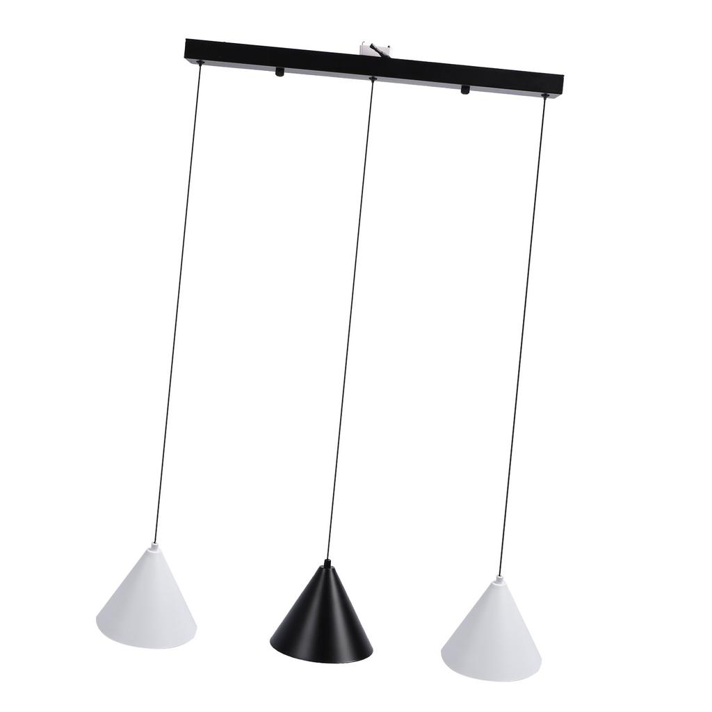 3 Light Pendant Lamp Innovative Nordic Style Iron 3 Colors Temperature Hanging Pendant Lighting for