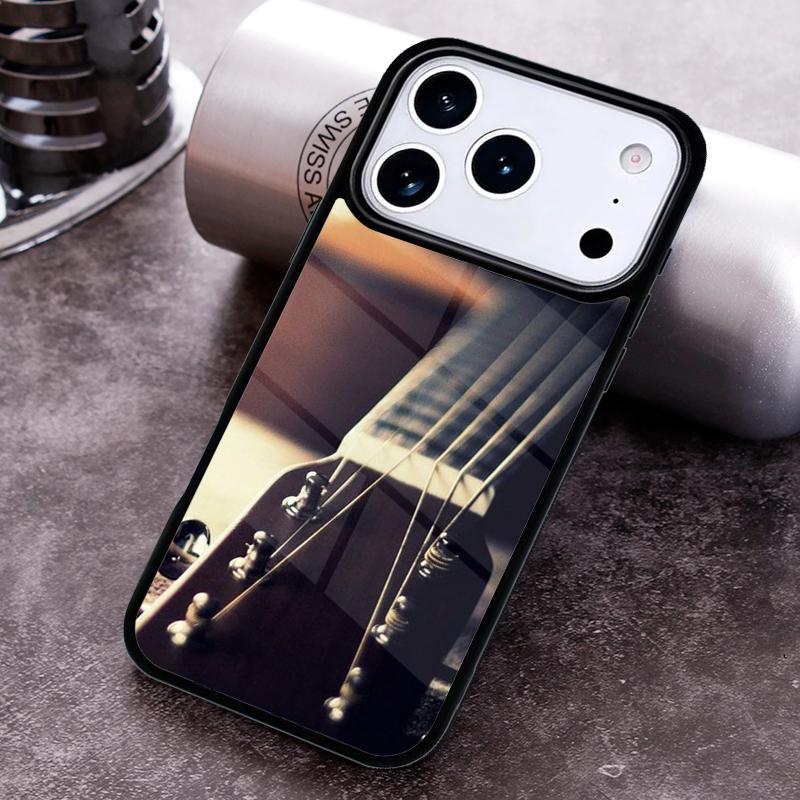 Мягкий чехол для телефона с изображением гитарной музыки для iPhone 17 16 15 Pro Max Air 14 13 12 11 Plus Ударопрочный чехол