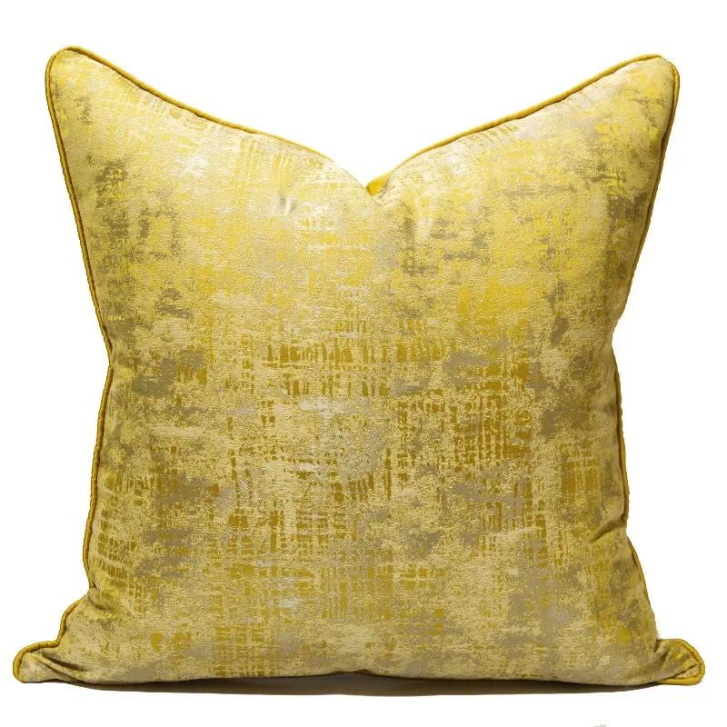 Серый современный светлый роскошный чехол для подушки 30*50 45x45 50см 60 Высококачественный чехол для подушки Жаккардовая наволочка для кровати, дивана, домашнего декора