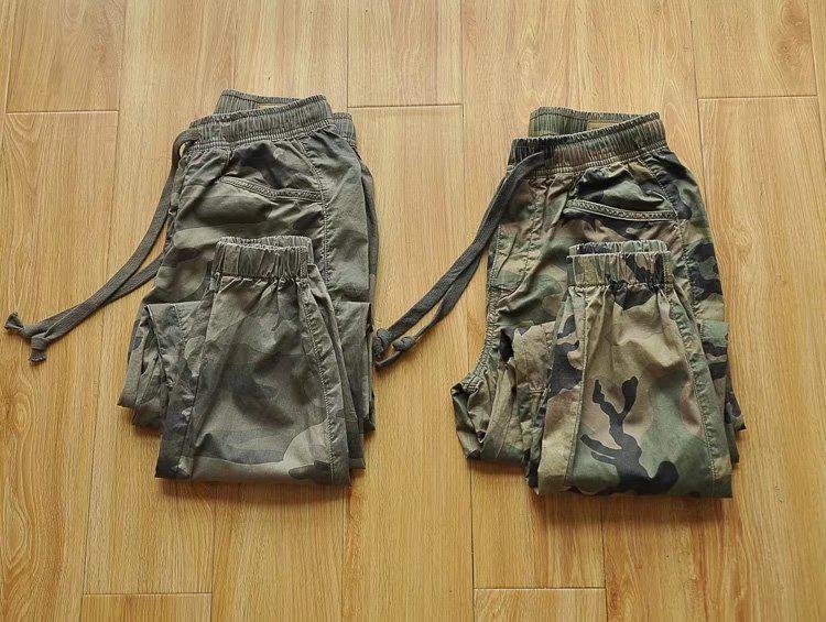 Быстросохнущие Легкие Дышащие Камуфляжные Джоггеры - Эластичная Талия, Летние Брюки Карго