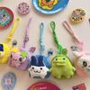 Cartoon Tamagotchi Charms Cute Mametchi Lovelin Kuhcipatchi Model Pendant Keychain Coin Purse Collectible Decoration Kids Gifts