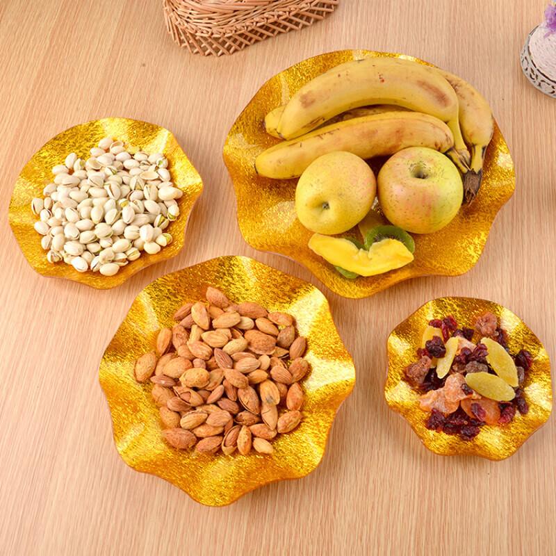 Huabeishi Золотой акриловый сервировочный поднос в европейском стиле