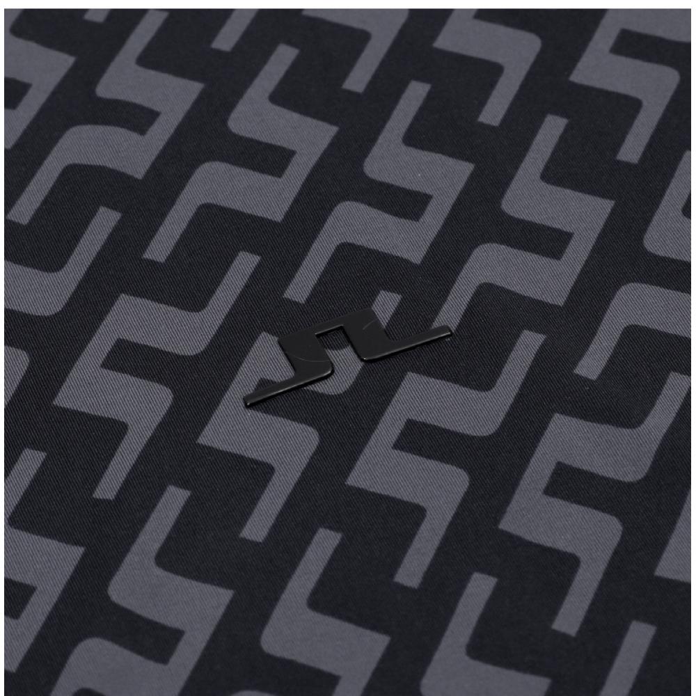 J.lindeberg Мужская футболка для гольфа с длинным рукавом Tor PrinT Slim Fit gmjT11138 W088