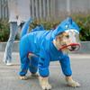 Плащ для собак, водонепроницаемый, Dogface, дождевик для больших собак, куртка, светоотражающий регулируемый плащ для собак с капюшоном, товары для домашних животных