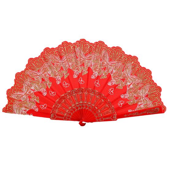 Складной веер с бронзовыми бабочками и элегантной кисточкой, полые ребра, подиумы, танцевальное представление, фотореквизит, портативный летний ручной веер, вечеринка