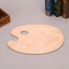 Oval Wood Palette 30*40 Wood Color Oil Painting Palette Wooden Palette Palette