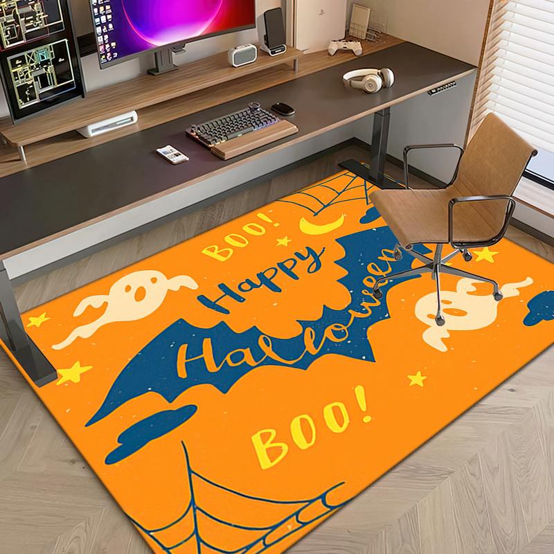 1PC Halloween theme Rug - home decoration Carpet For Living Room Bedroom Flooring Computer Chair Area Rug