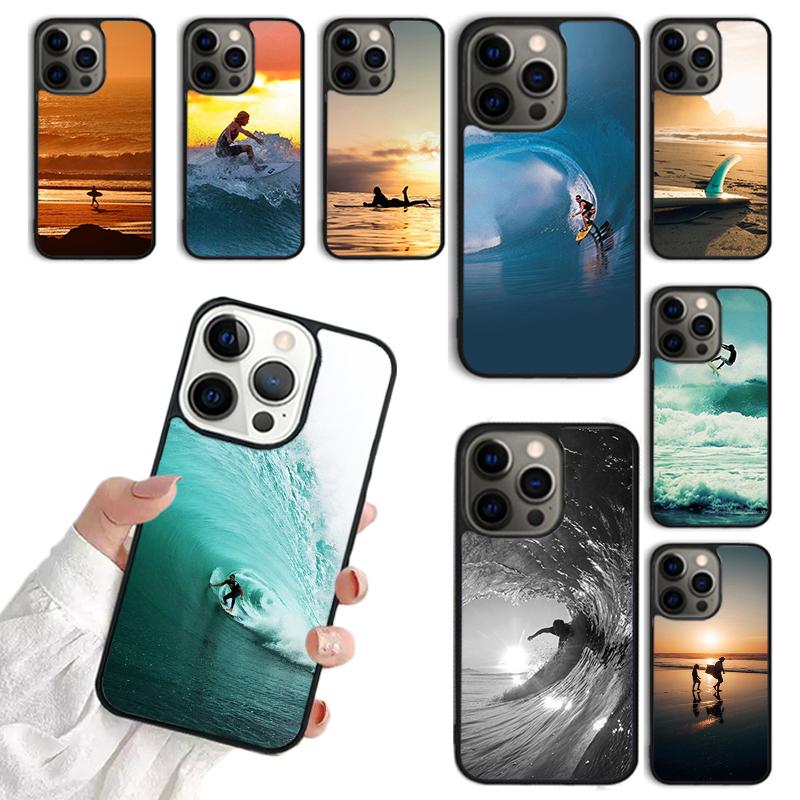 Чехол для телефона Extreme Sports Surfing для iPhone 17 Air 14 13 12 16Pro Max 15 Plus Max Защитный корпус coque