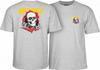 Powell Peralta BONES RIPPER Футболка для скейтборда ПЕПЕЛЬНО-СЕРЫЙ Унисекс Футболка