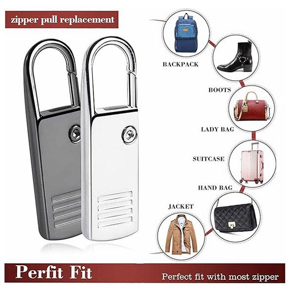 5PCS DIY Sewing Metal Zip Detachable Replacement Tab Zipper New Sewing Accessories Clothing Bag