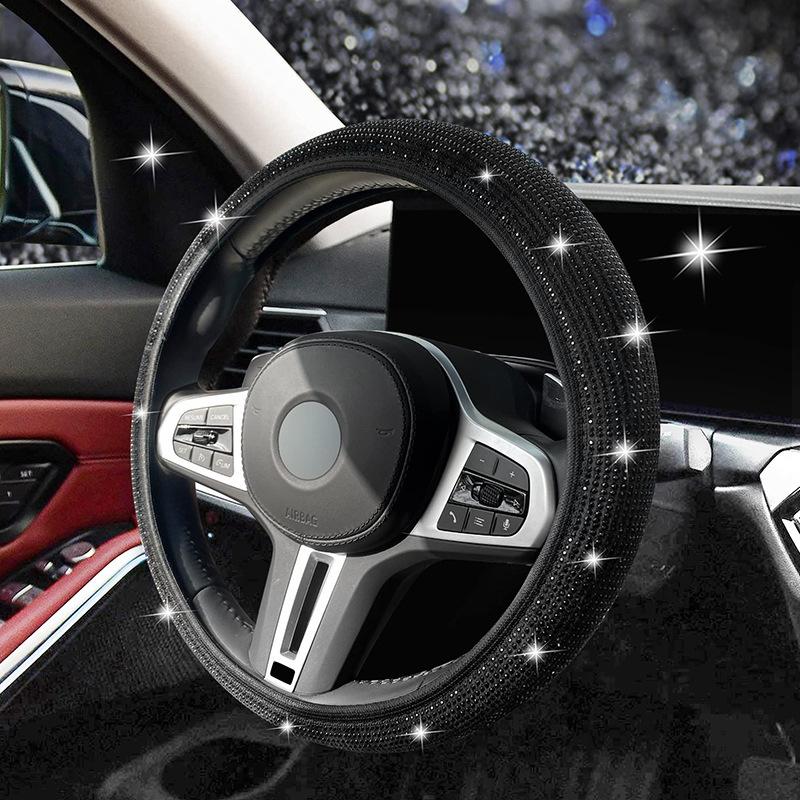 Без внутреннего кольца Diamond Full Diamond Flash новый эластичный чехол на руль ручка автомобиля