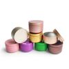 12Pcs Round Candle Tea Jars With Lid Aluminum Travel Tin Candle Storage Container Tea Cans Box Empty Cream Cosmetic Container