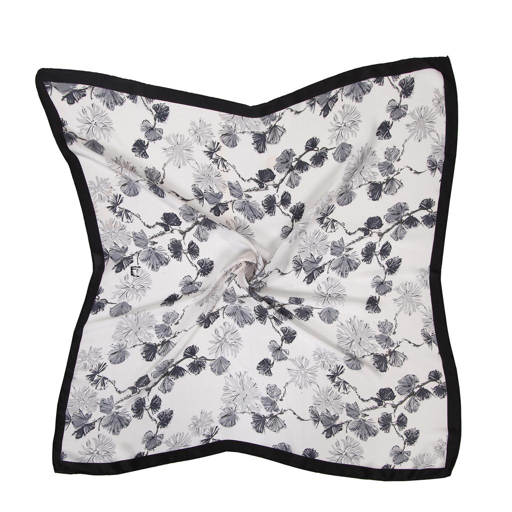 70 * 70 Солнцезащитный маленький квадратный шарф с большим принтом, женский шелковый шарф, тонкий легкий солнцезащитный шарф, повязка на голову