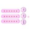 Electric Guitar Pickup Cover 6 Hole Single Coil Switch Tip Holder Tone Knobs Set Pink