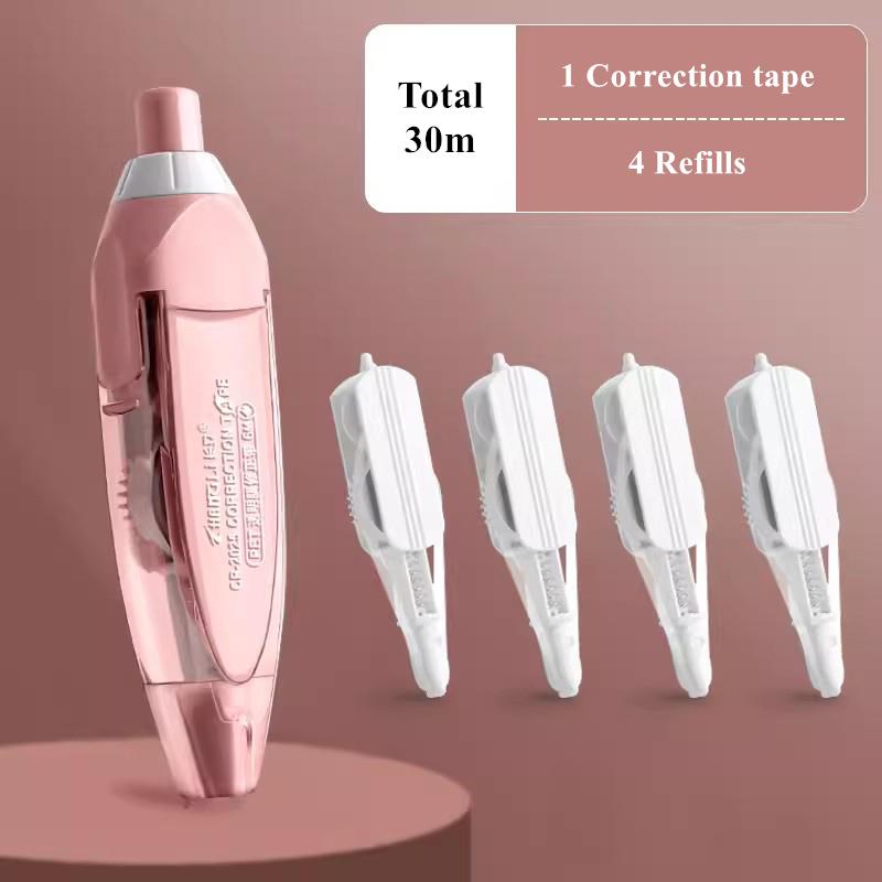 Тип пресса Kawaii Корректирующая лента Сменные сменные стержни Белый корректор Группа Студенческие японские канцелярские принадлежности Школьные принадлежности