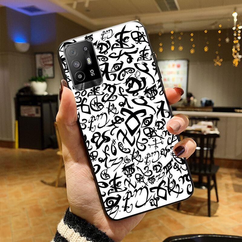Чехол для телефона Funda American TV Series Shadowhunters для OPPO A74 A94 A3S A5S A9 A12 A15S A52 A53S A72 A73 2020 A91 5G, чехлы