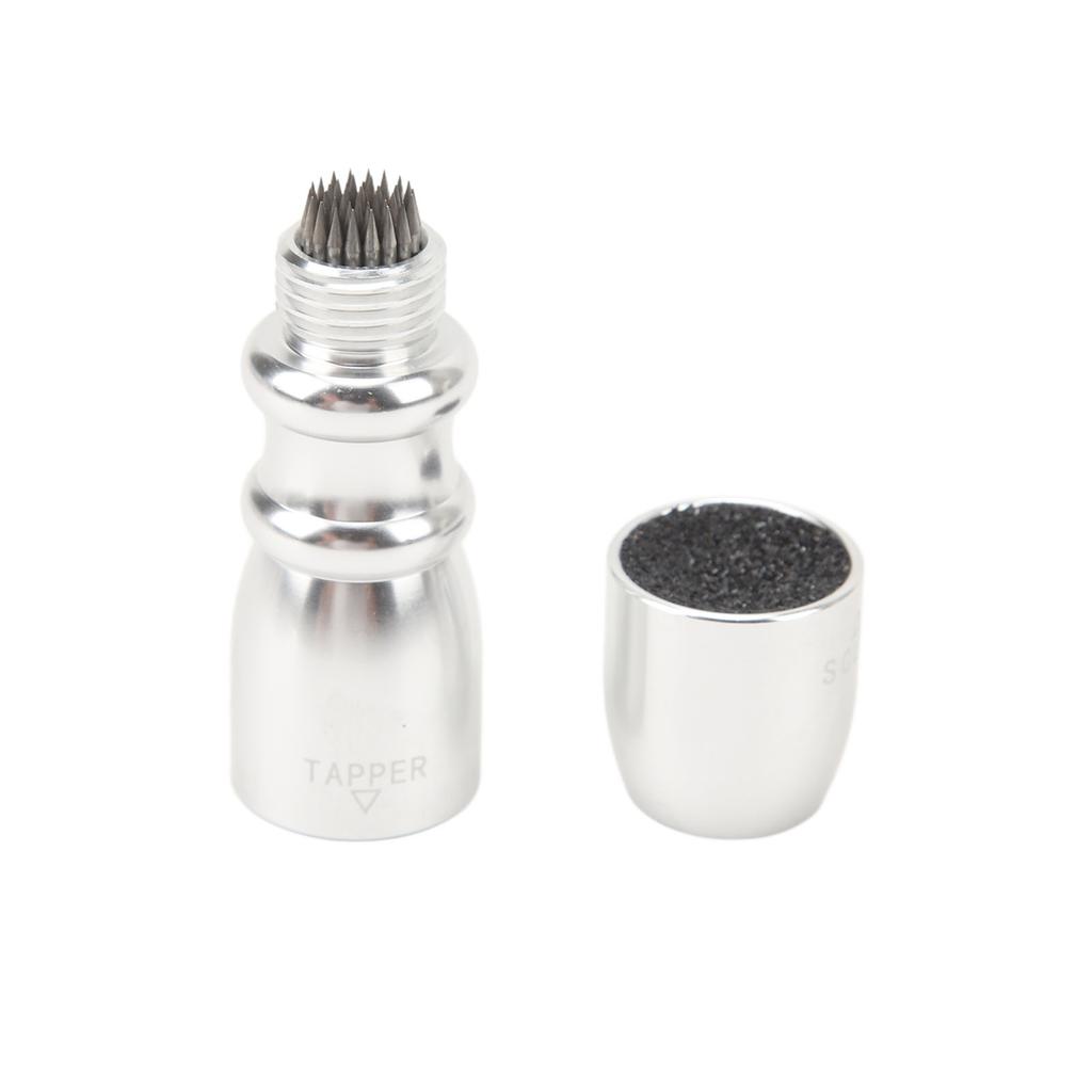 Инструмент для наконечника кия 3 в 1 Алюминиевый Универсальный Профессиональный Шейпер для наконечника кия для бильярдных киев Серебристый