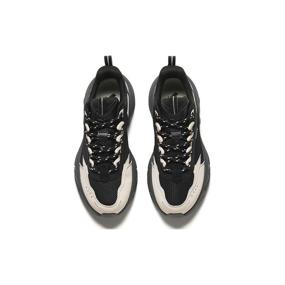 Anta Звездные модные повседневные амортизирующие дышащие низкие папины туфли женские кроссовки гранитно-серые 922348837-5